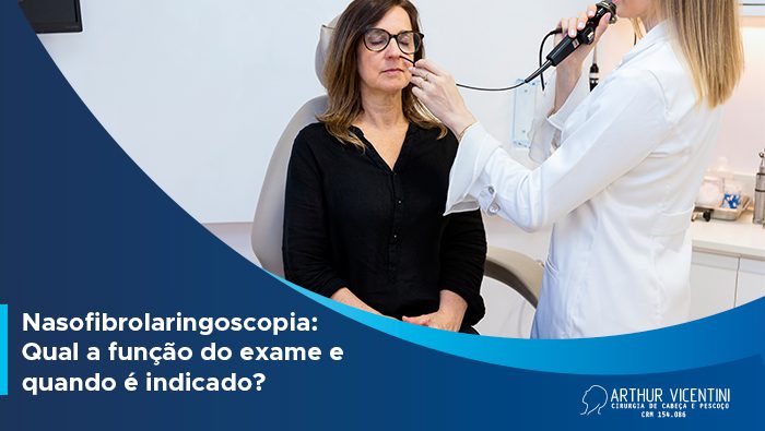 A Imagem Mostra Uma Paciente Durante O Exame De Nasofibrolaringoscopia.